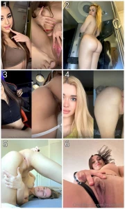 Follow my besties for hot content 1 flexiblenelly 2 chibidollyy 3