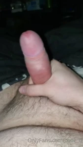 Late night boredom with a big cumshot