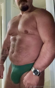 Your xmas present is hiding inside the green briefs