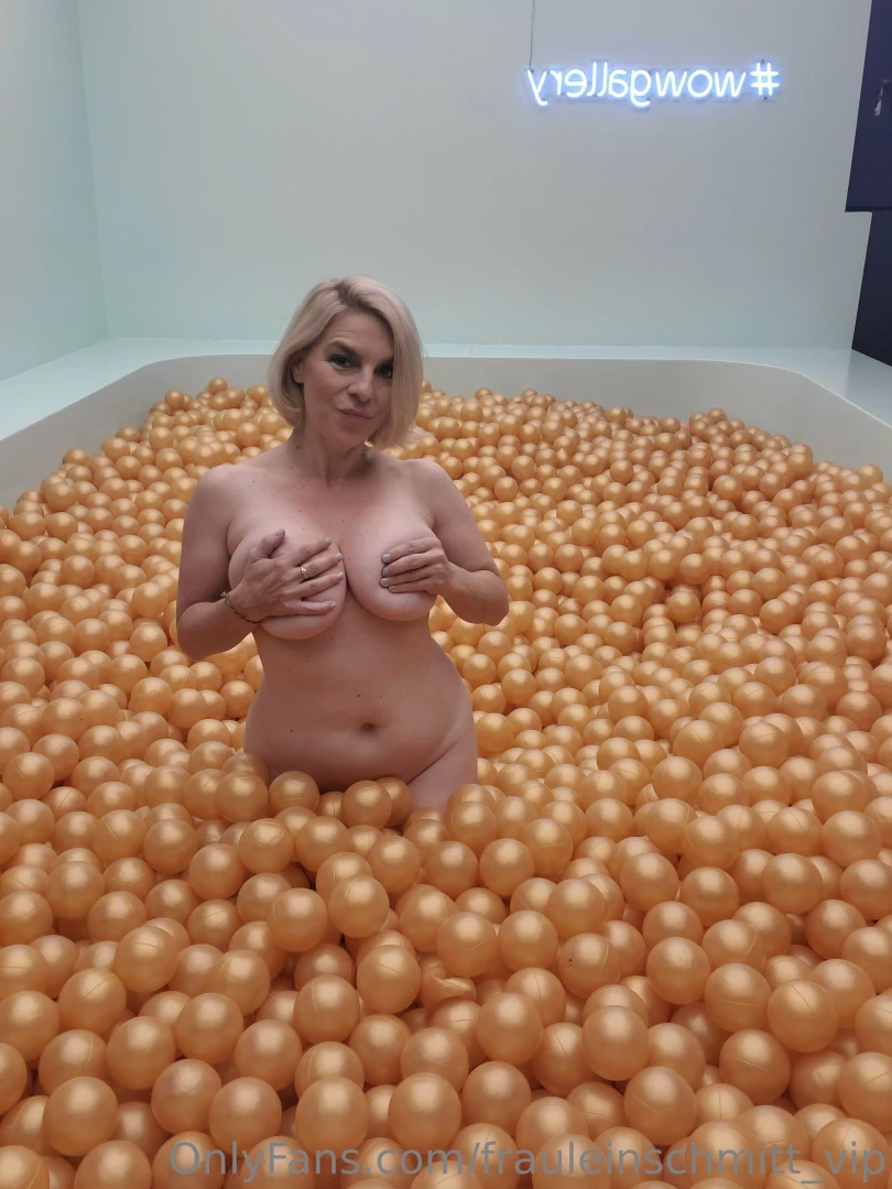 Put it between the balls 