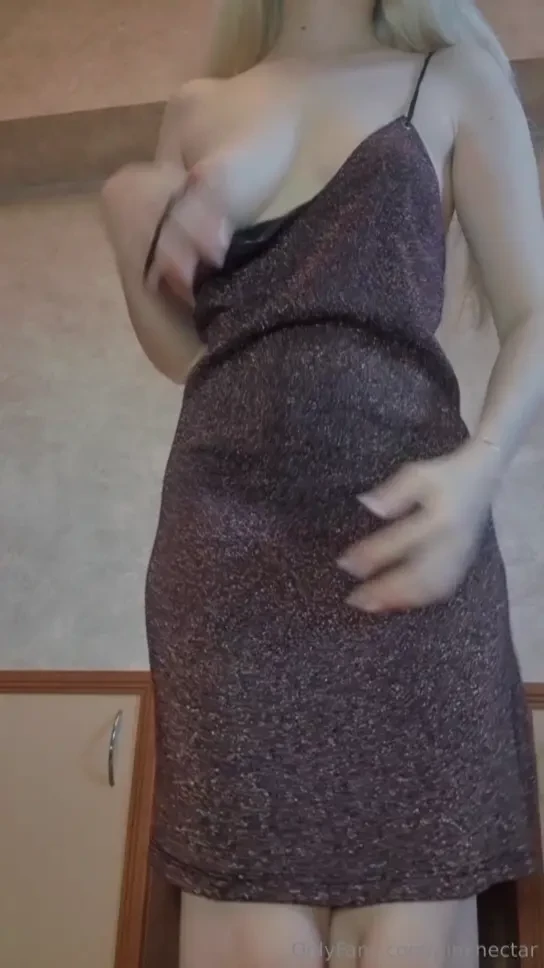 I let it slide off my skin the dress drops i m left naked just for you 