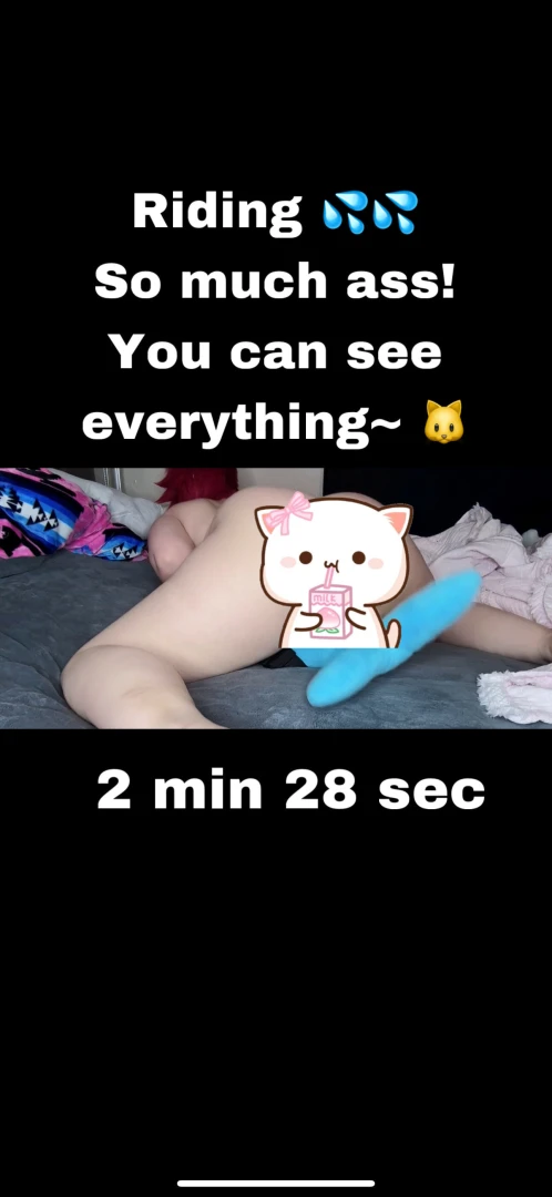 Oh my you can see it all watch it go in and out while my ass bounces 