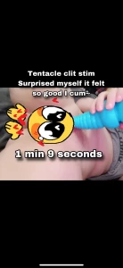 Wow just the tip did the trick for me wtf surprised the heck out of me