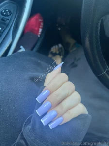 Hello thin purple french i love having my pedicures sponsored