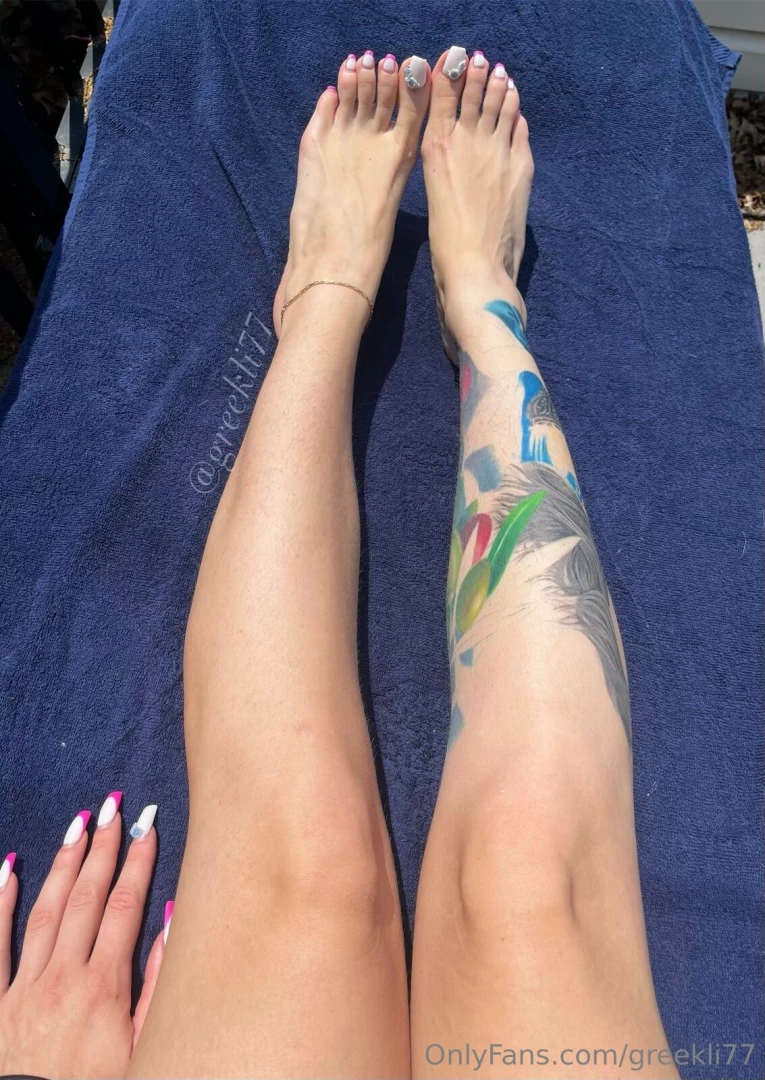 Finally bikini tanning weather long let s and pink wrinkled soles part 4 