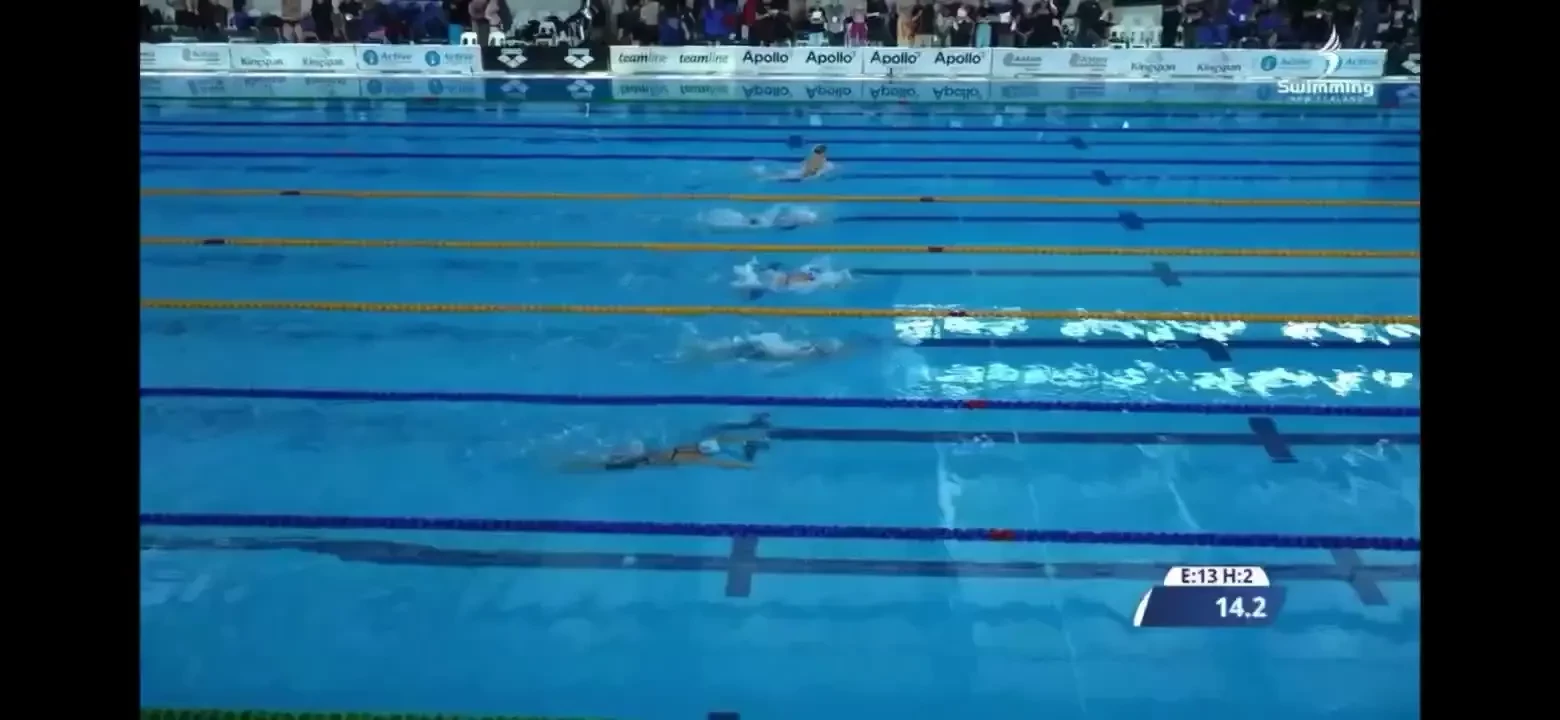 Made it through to the a final had a good heat swim time to go much 