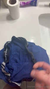 Cumming on some undies for a fan order yours today