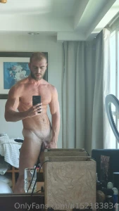 Caught myself in the mirror after a shower passing by