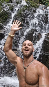 Greetings from the waterfall from bald tarzan