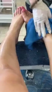 Getting pampered