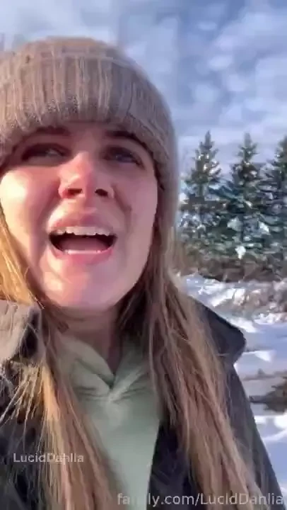 Good morning with an extra cold pee pee urine outside hairy hairygirl 