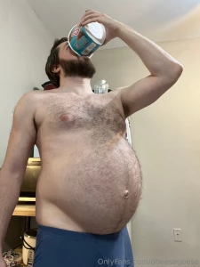 A whole pizza wasn t enough for this gut still needed to chug a whole part 8