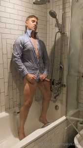 I got horny doing video calls from my hotel room i thought a cool part 2