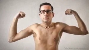 Albino adonis cosmic bodyswap with the creepy guy at the gym scene