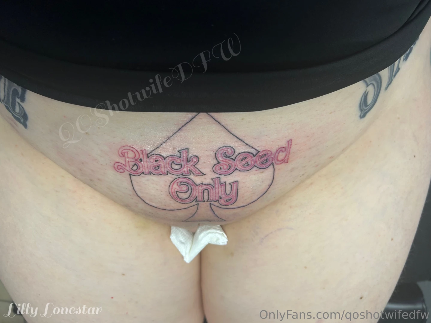 Black seed only that s right my 7th qos tattoo has officially adorned part 4 