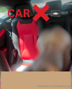 Making some serious statements on why car sex is the best in our dms