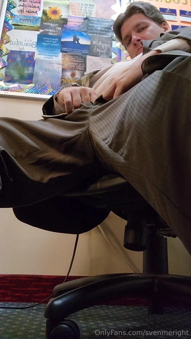 Pov you sneak into my office and want me to review your file you get 