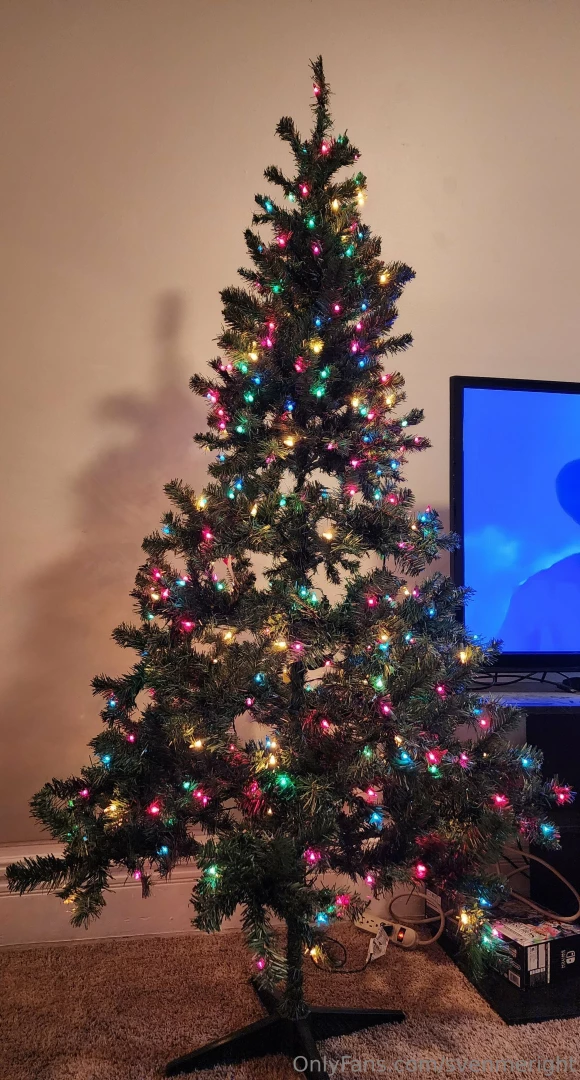 I got the christmas tree put up it was nice to feel great about part 4 