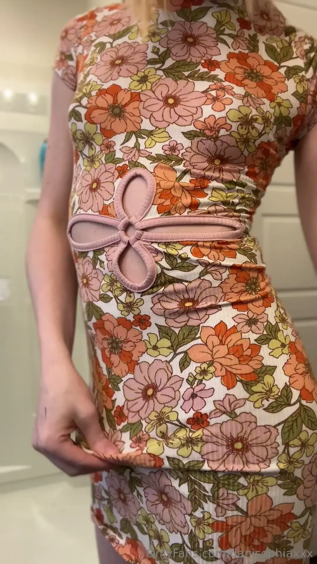 My dress can barely contain this surprise 