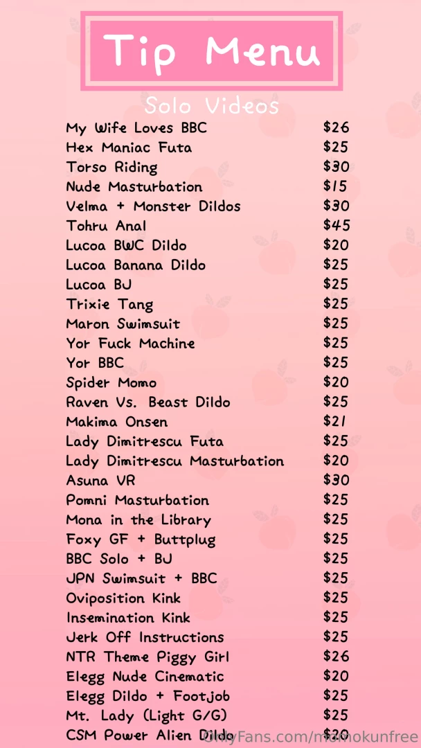 Bogo solo video sale is live on my vip of momokun it s 70 off subs 