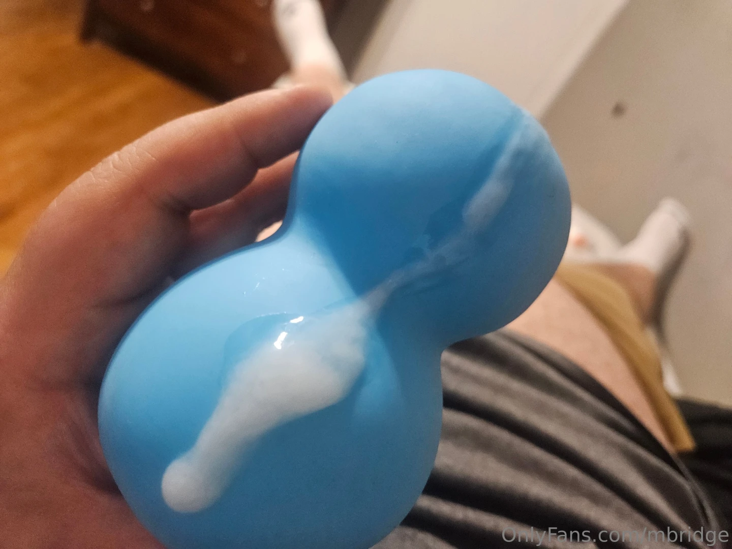 Just a boy playing with his toy 