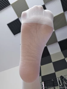 White stockings with reinforced toes part 12