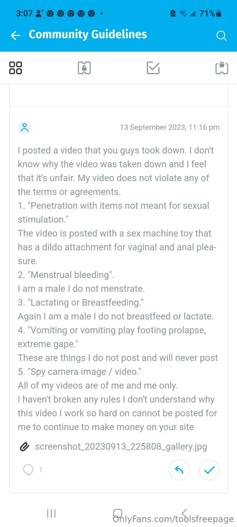 Just made this great video and they will not allow me to post it smdh 