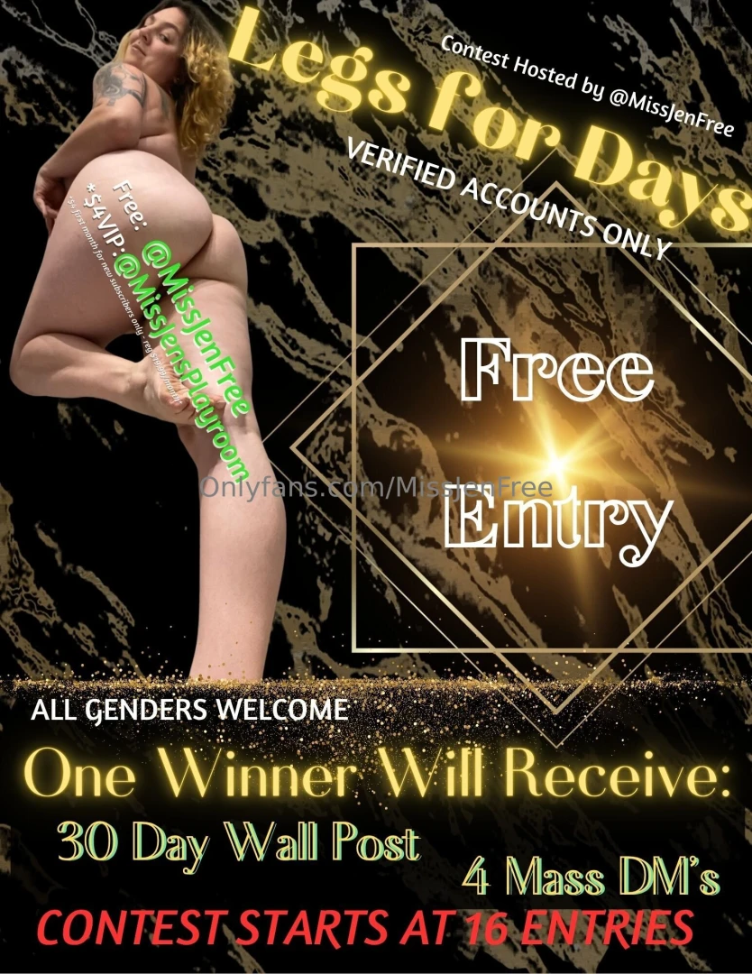 Legs for days - started june 7 2025 swipe to see all entries winner part 3 