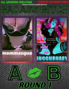 Badass bitch round 1 swipe to see full pics a mommasquad b moondream - part 1