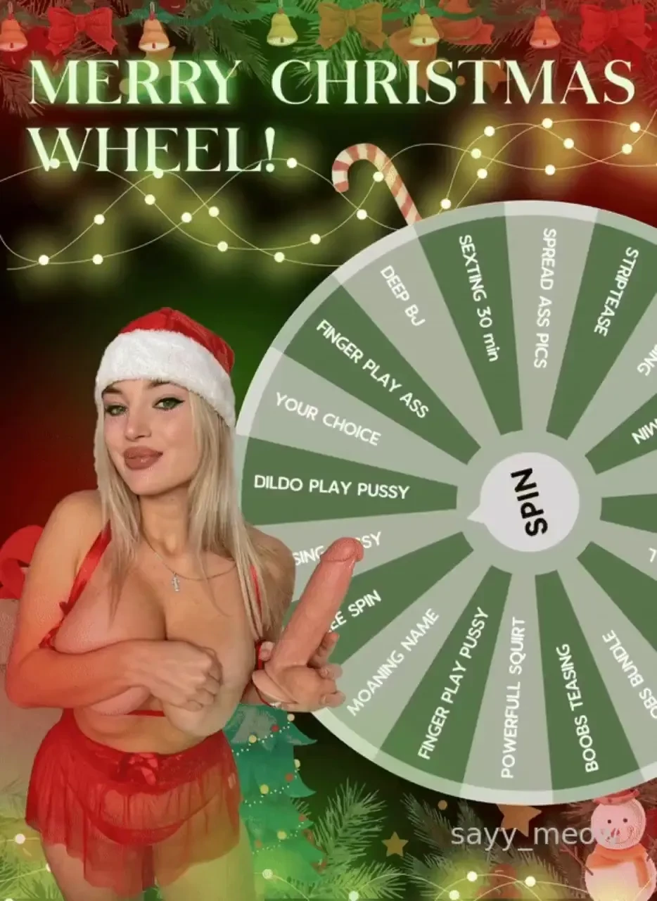 Merry christmas wheel think you re ready to test your luck here s your 