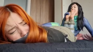 Shego s pretty in love to kim possible s feet she has captured kim