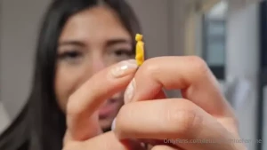 My giantess step-sister cami is going to vodoo you you re going to