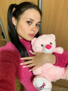 Hugging the bear not you how s your week going