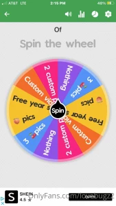 5 a spin baby you could win up to a year free