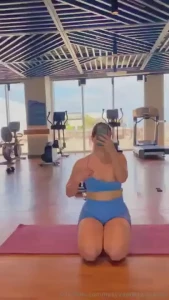 When you see a hot guy in the gym