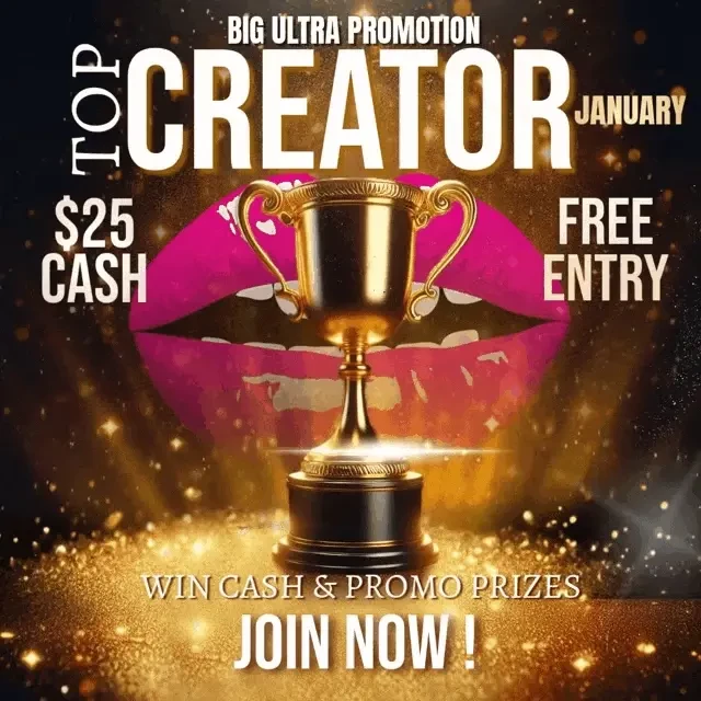 Cash prize join now free entry top creator january 20 promo credit 25 