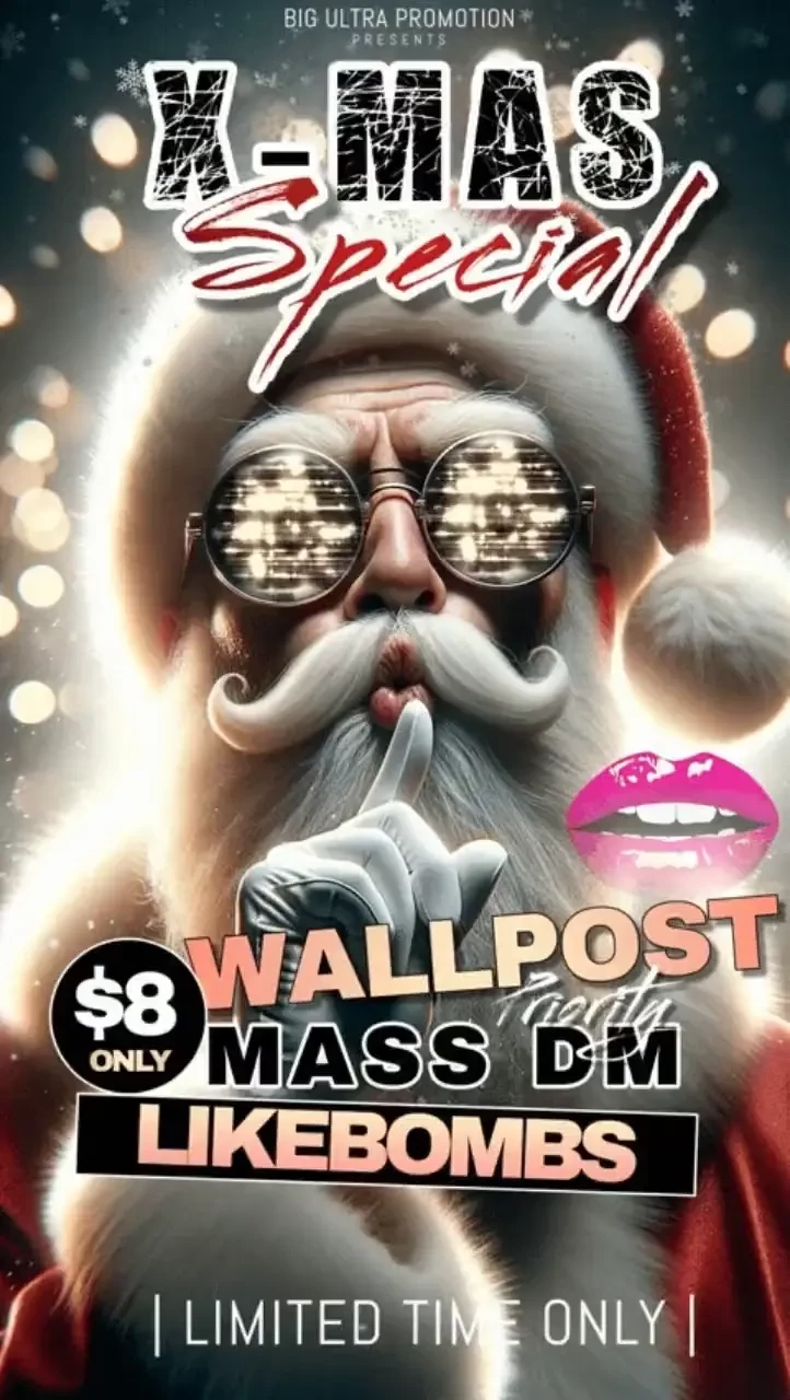 Hoo hoo hoo 8 check out our x-mas promo deal permanent wallpost 