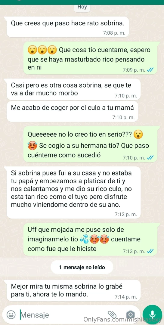 Mii macho me acaba de decir que se cogi a mi madre no saben lo 