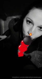 A little bathroom break from the party