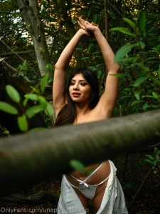 We found this private spot in the forest she couldn t wait to take off
