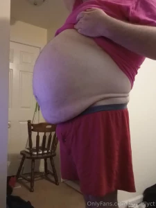 Bloated with 2 liter soda 64oz tea and 28 oz sports drink for a total