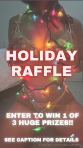 Raffle entries are closed i ve got 3 huge gifts up for grabs in my