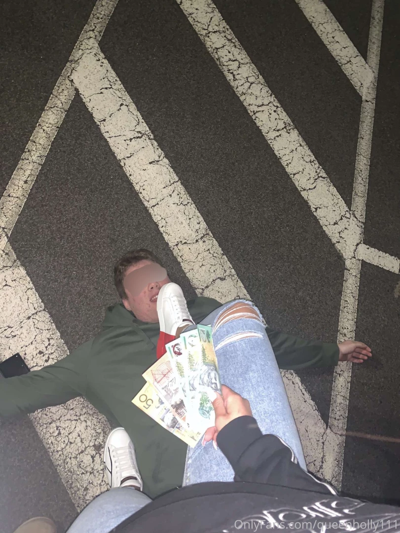 Look at him licking the bottoms of my filthy shoes 