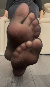 These nylons are owing your mind look at those beautiful soles part 1