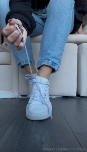 I just got home from work i take off my puma sneaker immediately do part 1