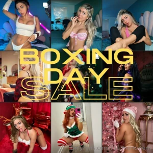 I m doing it for the first time ever i m going to do a boxing day sale