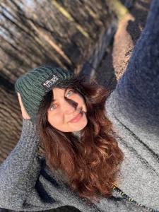 A winter walk around kiev is a real fairy tale walking along the