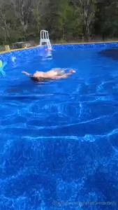 Getting a metal sign to go on the outside of the pool that says we part 27