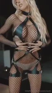 Harness fishnets and a naughty attitude time to dominate you