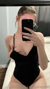 Thought i d put on something cute for you guys wish i was taking it part 2